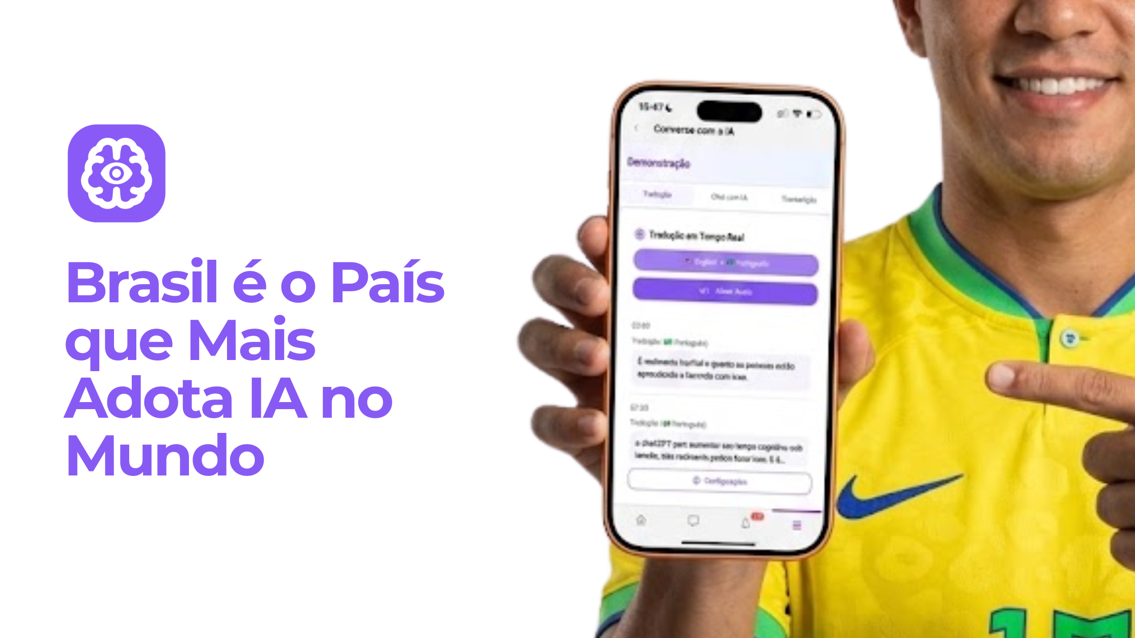 Brasil é o País que Mais Adota IA no Mundo — e o Que Isso Significa para o Futuro dos Eventos e Palestras