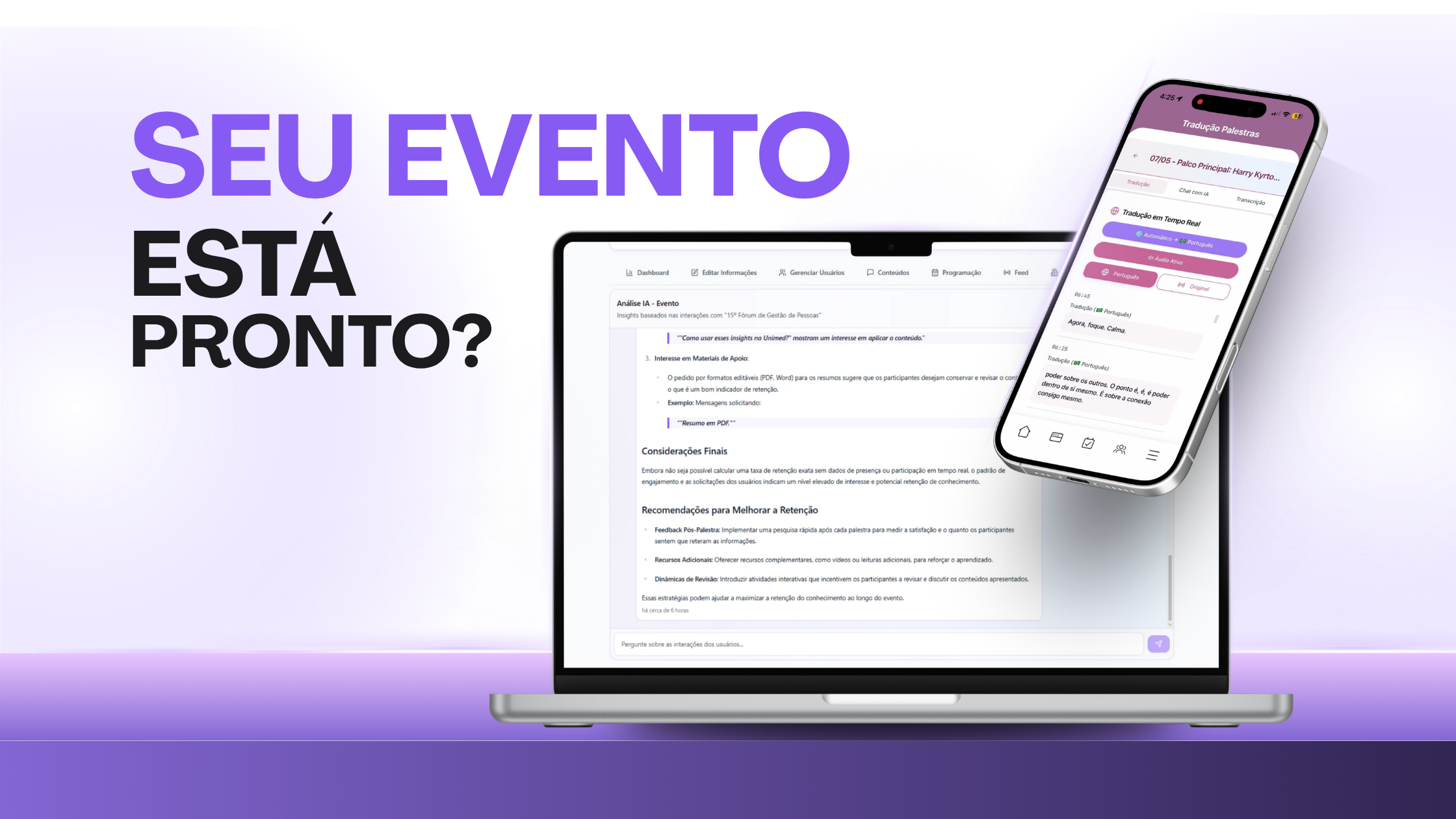 Seu evento está pronto para a inteligência de palco?